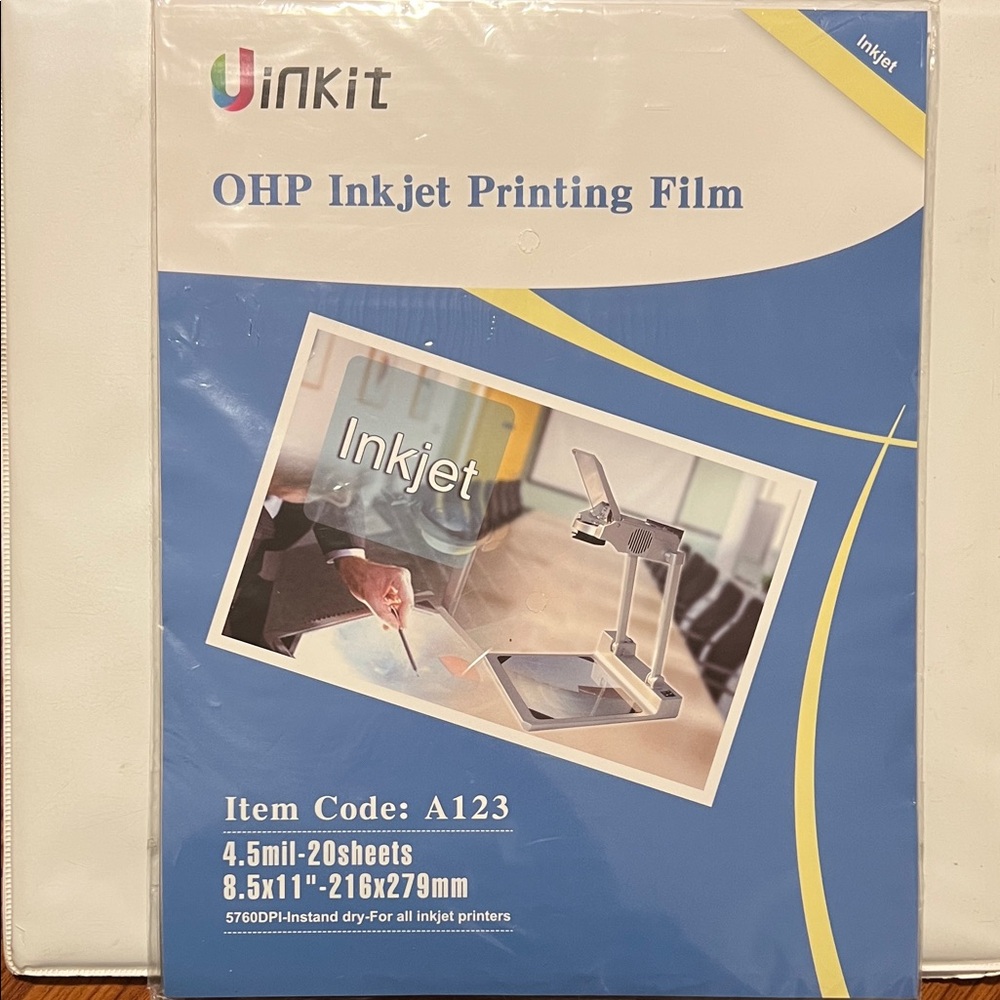 Inkjet Printing Film Sheets
